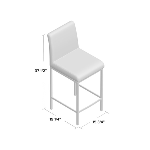 Wrought Studio Nanci Velvet/Metal 26" Bar Stool & Reviews Wayfair